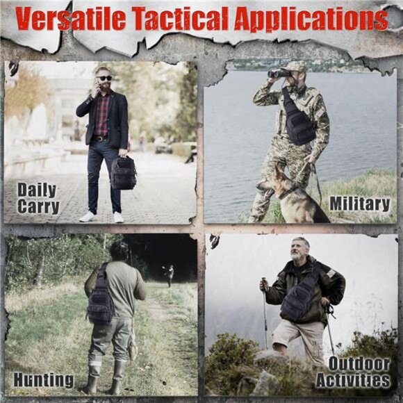 Quick-Response Military/Hunting Tactical Sling Backpack for Men - Picture 3 of 7